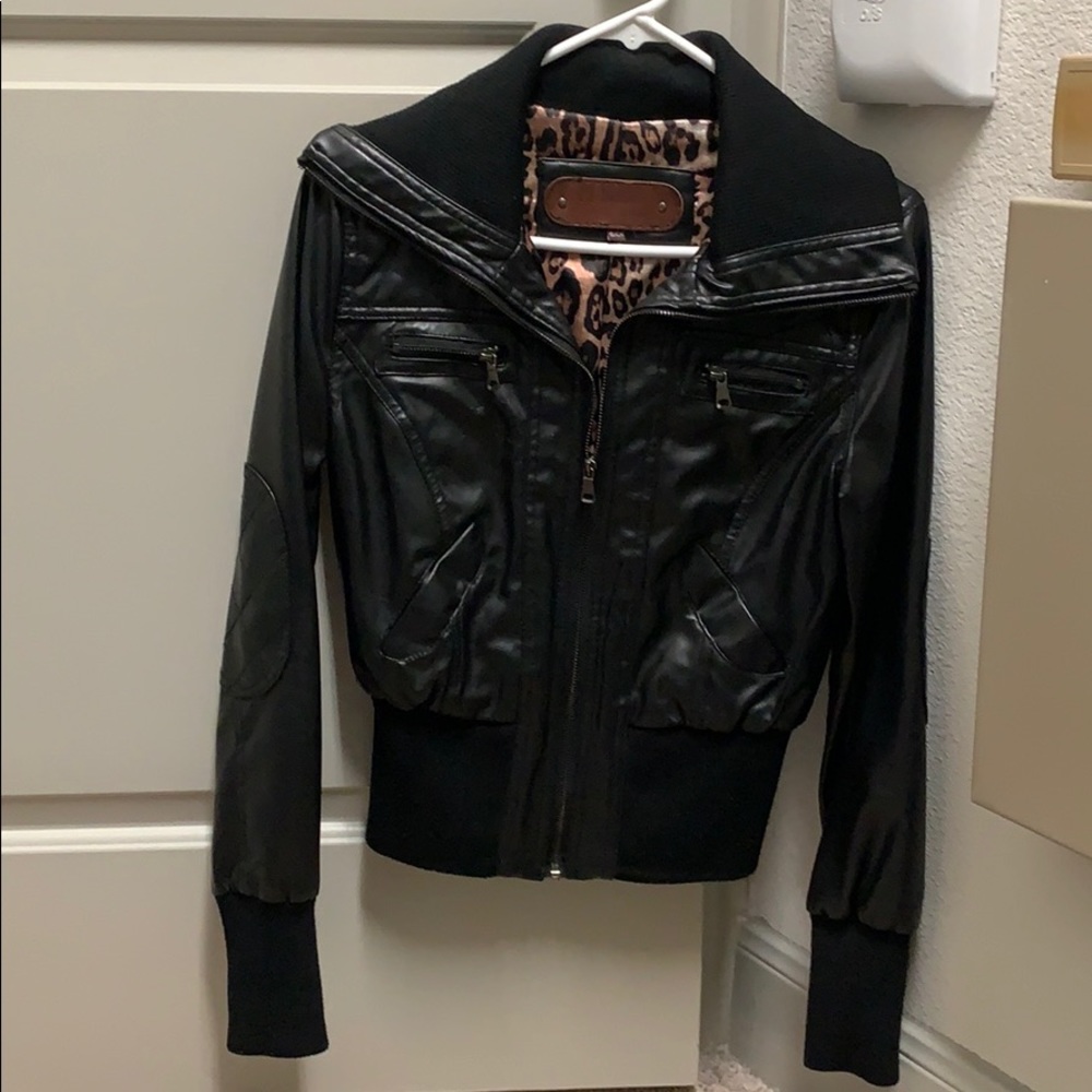 Faux Leather Jacket